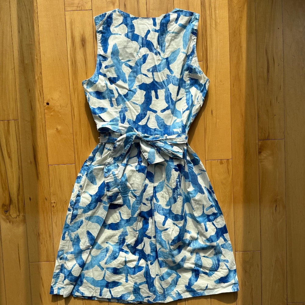 LL Bean Signature Poplin Dress in EUC - Picture 2 of 5